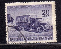 BULGARIA BULGARIE BULGARIEN 1941 PARCEL POST STAMPS PACCHI POSTALI TRUCK 20L USATO USED OBLITERE' - Dienstmarken