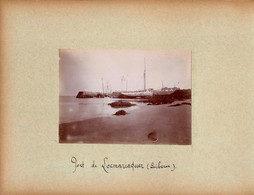 Vue Du Port De Locmariaquer (Morbihan). Circa 1900. - Lugares