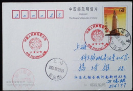 CHINA CHINE  CINA STAMPED  POSTCARD WITH SPECIAL POSTMARK - 84 - Usados