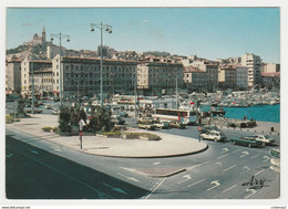 13 MARSEILLE N°106 Quai De Rive Neuve Citroën DS GS BMW BUS Car ND De La Garde En 1985 - Vieux Port, Saint Victor, Le Panier