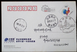 CHINA CHINE  CINA STAMPED  POSTCARD WITH SPECIAL POSTMARK - 87 - Oblitérés