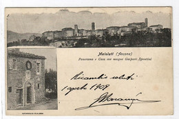MAIOLATI ( ANCONA) PANORAMA E..... 1909 - Ancona