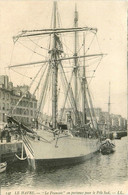 Le Havre * Mission CHARCOT * Bateau Voilier LE FRANCAIS En Partance Pour Le Pôle Sud * 3 Mâts - Portuario