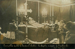 Post Mortem * Religion * Carte Photo * Funérailles De SE Le Cardinal Coulli , Photographe à Lyon * Homme Mort - Altri & Non Classificati