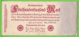 ALLEMAGNE / 500 000 MARK /  25/07/1923 - 20 Miljoen Mark