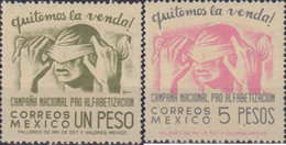 Ref. 664885 * HINGED *  - MEXICO . 1945. 	NATIONAL LITERACY CAMPAIGN	. CAMPA�A NACIONAL PRO ALFABETIZACION - Mexiko