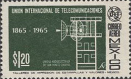Ref. 651051 * NEW *  - MEXICO . 1965. CENTENARY OF INTERNATIONAL TELECOMMUNICATIONS UNION. CENTENARIO DE LA UNION INTERN - Mexico
