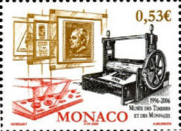 Ref. 196284 * NEW *  - MONACO . 2006. 10th ANNIVERSARY OF THE OPENING OF THE STAMPS AND COINS MUSEUM. 10 ANIVERSARIO DE - Unclassified
