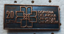 Corresponding Workers' University UNIVERZUM Slovenia Pin - Administrations