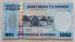 Rwanda 2008 - 1000 Francs - No AJ7372955 - P# 35 - Ruanda