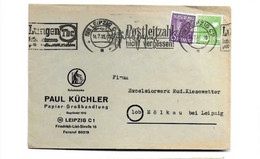 Brief Aus  Leipzig Nach Mölkau 1948 - Zona AAS