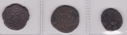 INDIA, Lot Of 3 Medieval Billon Drachms - Indische Münzen
