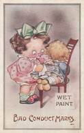 WET PAINT BAD CONDUCT MARKS SHAMROCK & Co LONDON 1913 - Humor