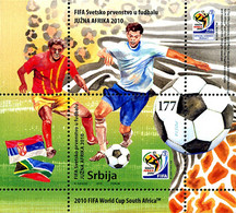 Ref. 257626 * NEW *  - SERBIA . 2010. FOOTBALL WORLD CUP. SOUTH AFRICA-2010	. COPA DEL MUNDO DE FUTBOL. SUDAFRICA-2010 - Serbien
