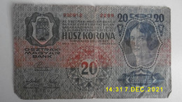 Lot De 3 Billets De Banque Hongrie, 1913 Et 2x 1923 - Ungheria