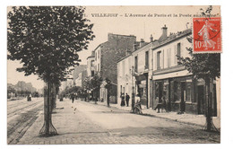 VILLEJUIF (94) - L'AVENUE DE PARIS ET LA POSTE AUXILIAIRE - Villejuif