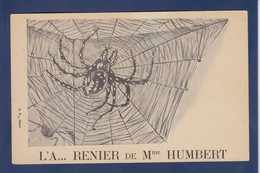 CPA Araignée Spider Non Circulé Surréalisme Affaire Humbert - Insects