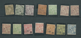 Un Ensemble De 14 Timbres De Monaco  En Bon état Sauf Yvert N°1, Neufs Ou Oblitérés à Trier      Bip9706 - Andere & Zonder Classificatie