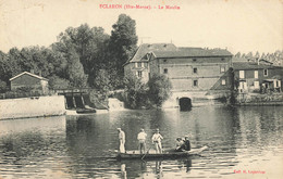 52 - HAUTE-MARNE - ECLARON - Le Moulin - Embarcation (10063) - Eclaron Braucourt Sainte Liviere