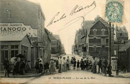 Berck Plage * La Rue De La Mer * Entrepreneur CHANOCO , Menuiserie Charpente * Villageois - Berck