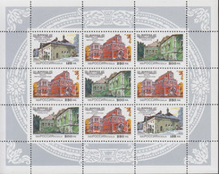 1995. RUSSIA. MOSKAU Private Houses In Sheet With 9 Stamps. Never Hinged.  - JF516586 - Ungebraucht