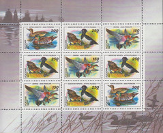 1994. RUSSIA. Ducks In Sheet With 9 Stamps. Never Hinged.  - JF516617 - Ungebraucht