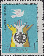 Ref. 638240 * NEW *  - VIET NAM . 1986. 40th ANNIVERSARY OF THE U.N.. 40 ANIVERSARIO DE LA ONU - Vietnam