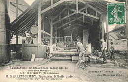 53 - MAYENNE - LE GENEST - Industrie - Broyage Et Lavage Des Minerais D'Or - H.HERRENSCHMIDT(10094) - Le Genest Saint Isle