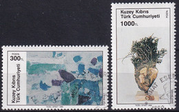 MiNr. 281 - 282  Türkisch-Zypern1990, 31. Juli. Kunstwerke - Usati