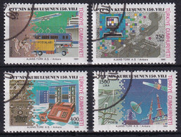 MiNr. 2910 - 2913 Türkei1990, 23. Okt. 150 Jahre Türkische Post - Used Stamps