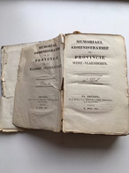 Memoriael Administratief Der Provincie West-Vlaenderen - Antique