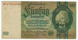GERMANY, DEUTSCHLAND - 50 Reichsmark 30.3.1933. P182, DB25w (D340) - 50 Mark