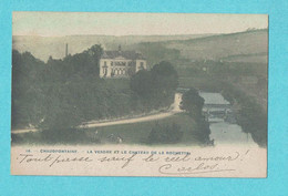 * Chaudfontaine (Liège - La Wallonie) * (nr 16 - COULEUR) La Vesdre Et Le Chateau De La Rochette, Pont, Kasteel, TOP - Chaudfontaine