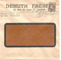 France Enveloppe Publicitaire Société  Demuth  (75 Paris) - Other & Unclassified