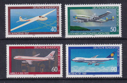 Timbres Deutsche Bundespost 1980 Aviation Avion Boeing Airbus Neufs ** - Nuevos