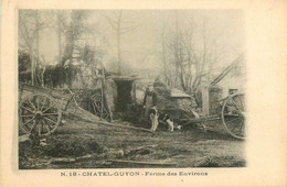 Châtel Guyon * Une Ferme Des Environs * Fermier Paysan Agriculture - Châtel-Guyon