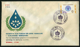 Türkiye 1982 The First International Symposium On Environmental Technology For Developing Countries, Special Cover - Briefe U. Dokumente