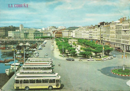 ESPAGNE - LA CORUNA - Avenida De La Marina - Mint - Non Voyagée - Ed. Paris - Autobus - La Coruña