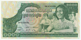 CAMBODIA - 1000 Riels 1972. P17, UNC (CAM010) - Cambodge