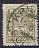 NOR 23 - NORVEGE Taxe N° 1 Obl. - Used Stamps