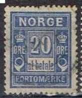 NOR 23 - NORVEGE Taxe N° 5 Obl. - Usati