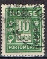 NOR 23 - NORVEGE Taxe N° 8 Obl. - Used Stamps