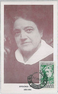 32601 - BRAZIL -  MAXIMUM CARD - CINEMA Acting : 1954 - Apolonia Pinto - Tarjetas – Máxima