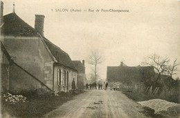 Salon * La Rue De Fère Champenoise * Villageoise - Autres & Non Classés