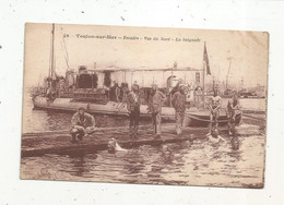 Cp , Militaria,Escadre , Vue Du Bord , Marins , Bateaux , La Baignade ,83 ,TOULON SUR MER , Vierge - Characters