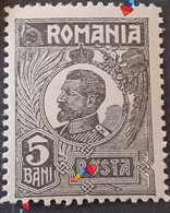 Stamps  Errors Romania 1920 King Ferdinand 5b Printed With Multiple Errors  Broken Border Frame Unused Gumm - Variedades Y Curiosidades