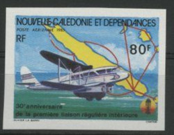 NOUVELLE CALEDONIE PA N° 247 NON DENTELE Neuf ** 80 Fr 30ème Anniversaire De La Liaison Aérienne Intérieure. TB - Unused Stamps