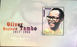 South Africa 2003 Oliver Tambo Minisheet MNH - Unused Stamps