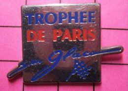 1615b Pin's Pins / Beau Et Rare / THEME : SPORT AUTOMOBILE TROPHEE DE PARIS SUR GLACE - Car Racing - F1