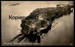 ALTE POSTKARTE NORDSEEBAD HELGOLAND PANORAMA VON NORDEN GESEHEN OBERLAND Cpa Postcard Ansichtskarte AK - Helgoland